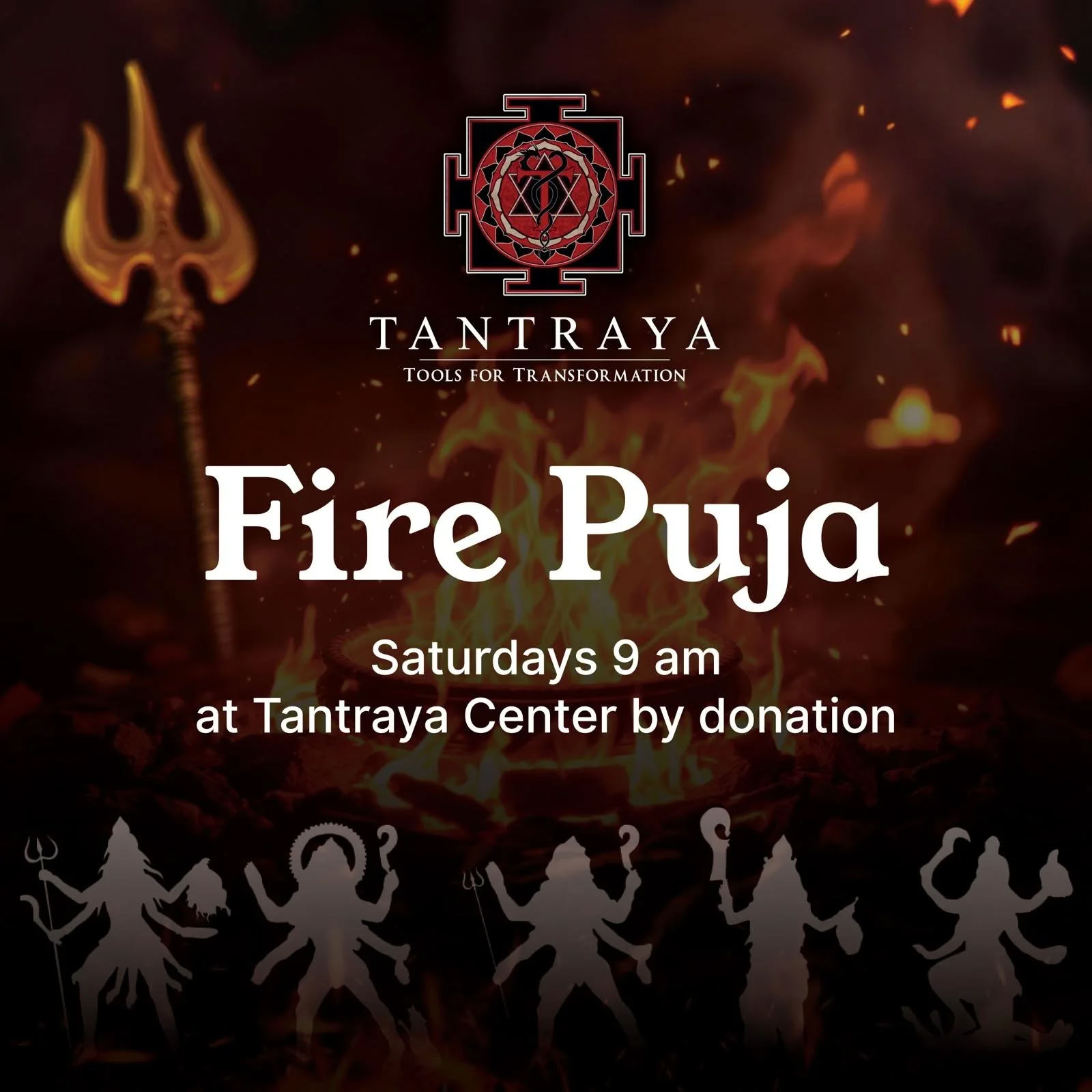 Puja tántrica y ceremonia de ayahuasca