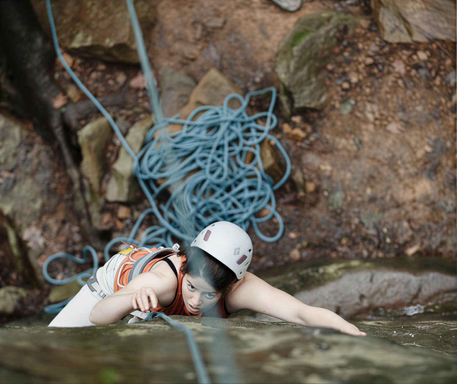 Introducción de mujeres a la escalada tradicional