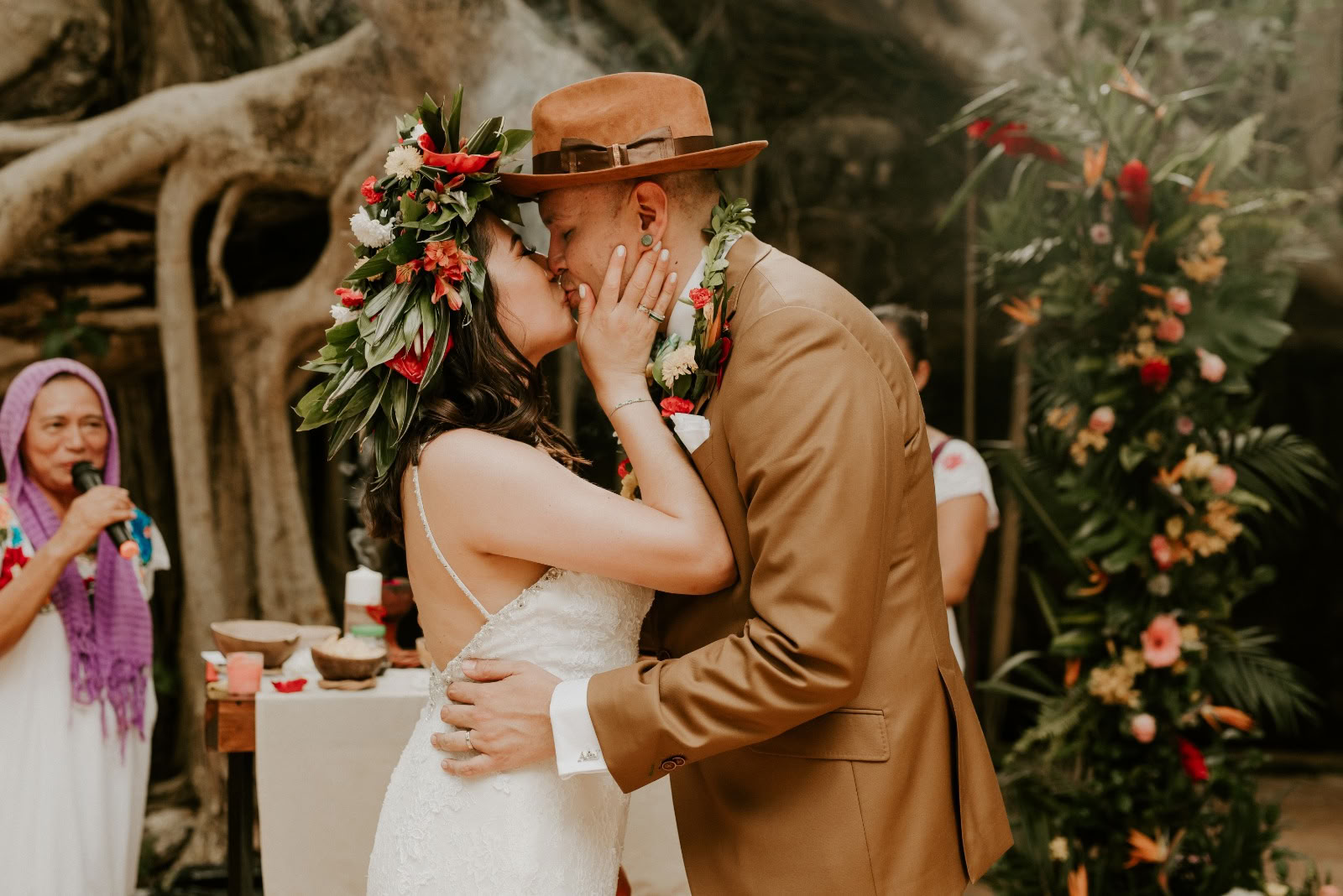 Ceremonia tradicional de unión matrimonial maya