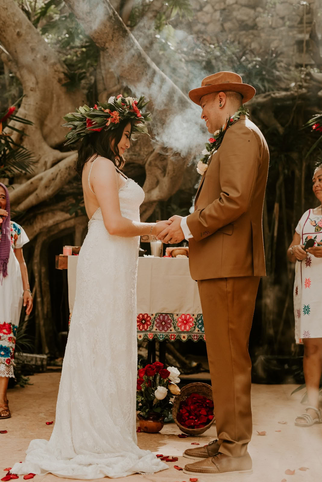 Ceremonia tradicional de unión matrimonial maya
