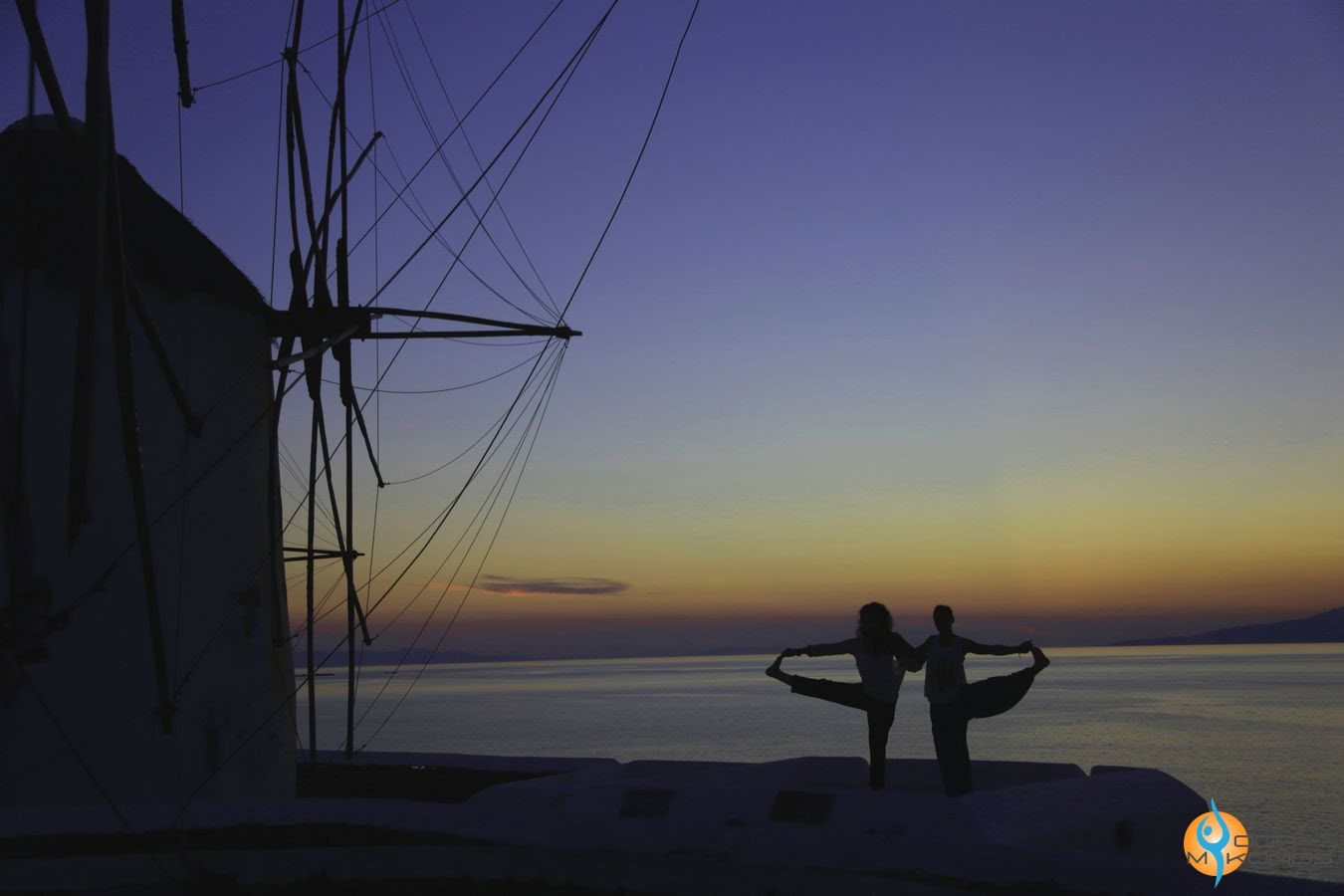 Yoga al atardecer