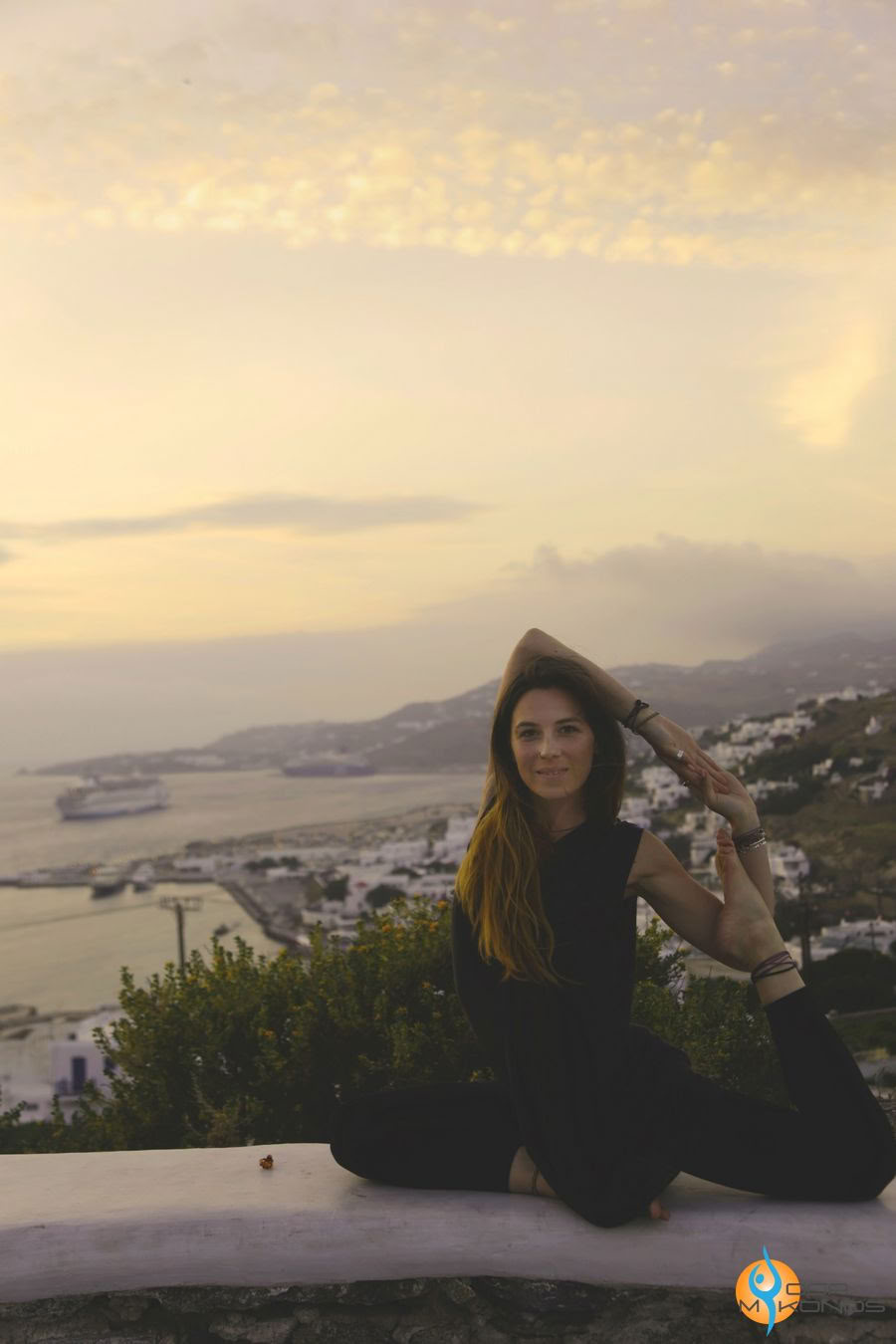 Yoga al atardecer