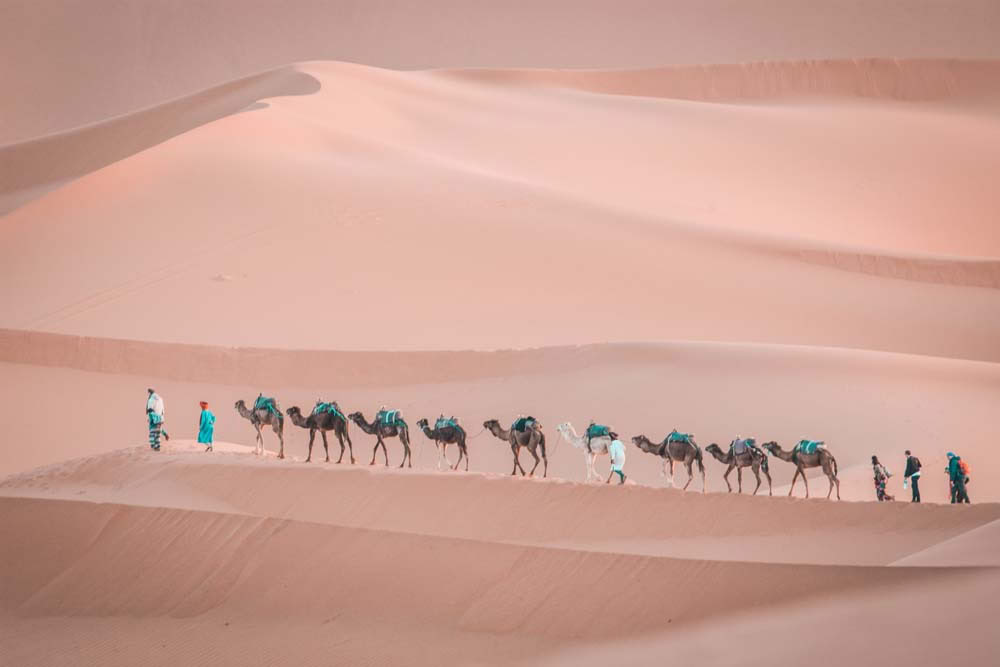 5 días de tour por el desierto y regreso a Marrakech desde Marrakech