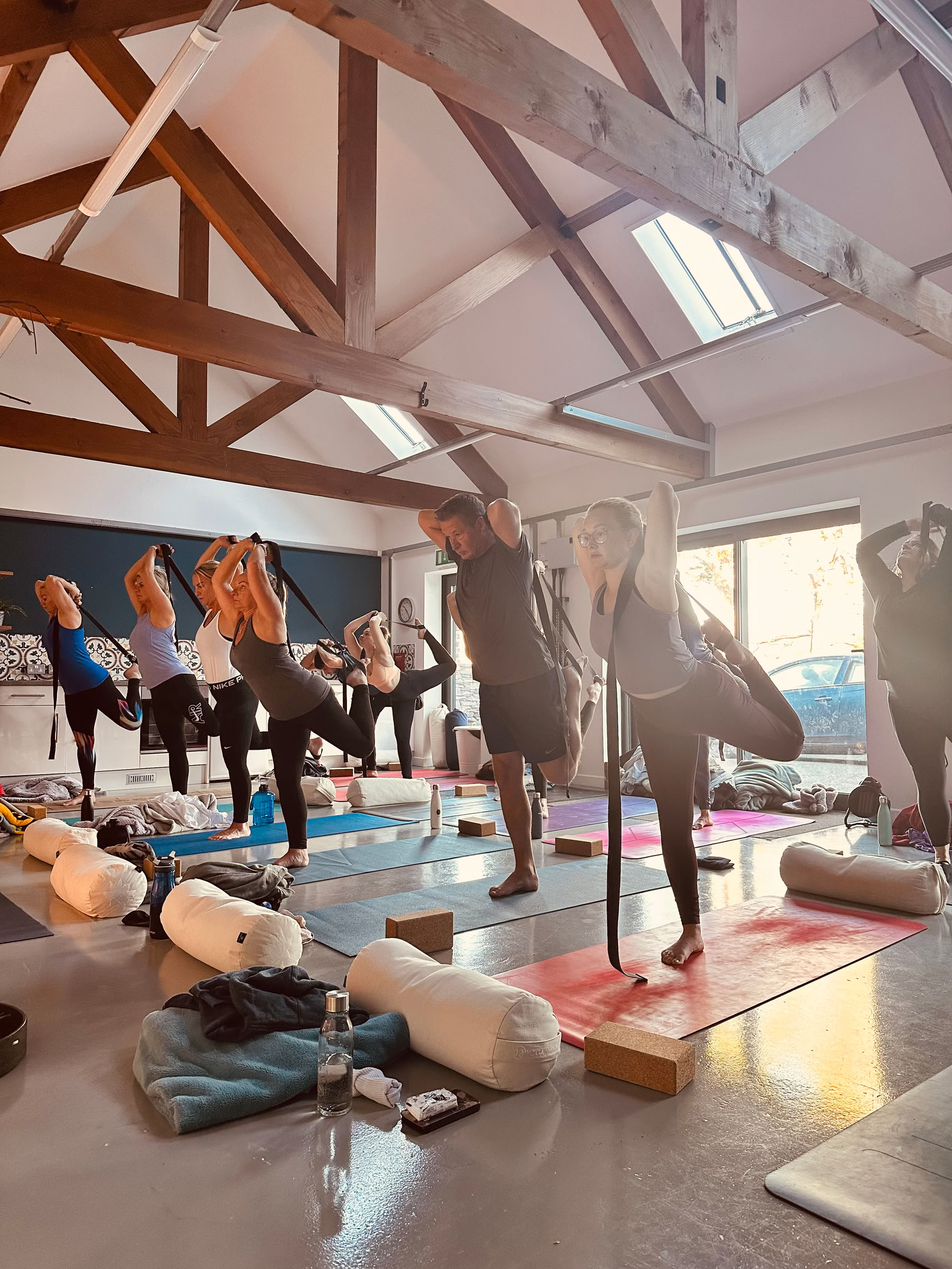 Retiro de yoga de otoño