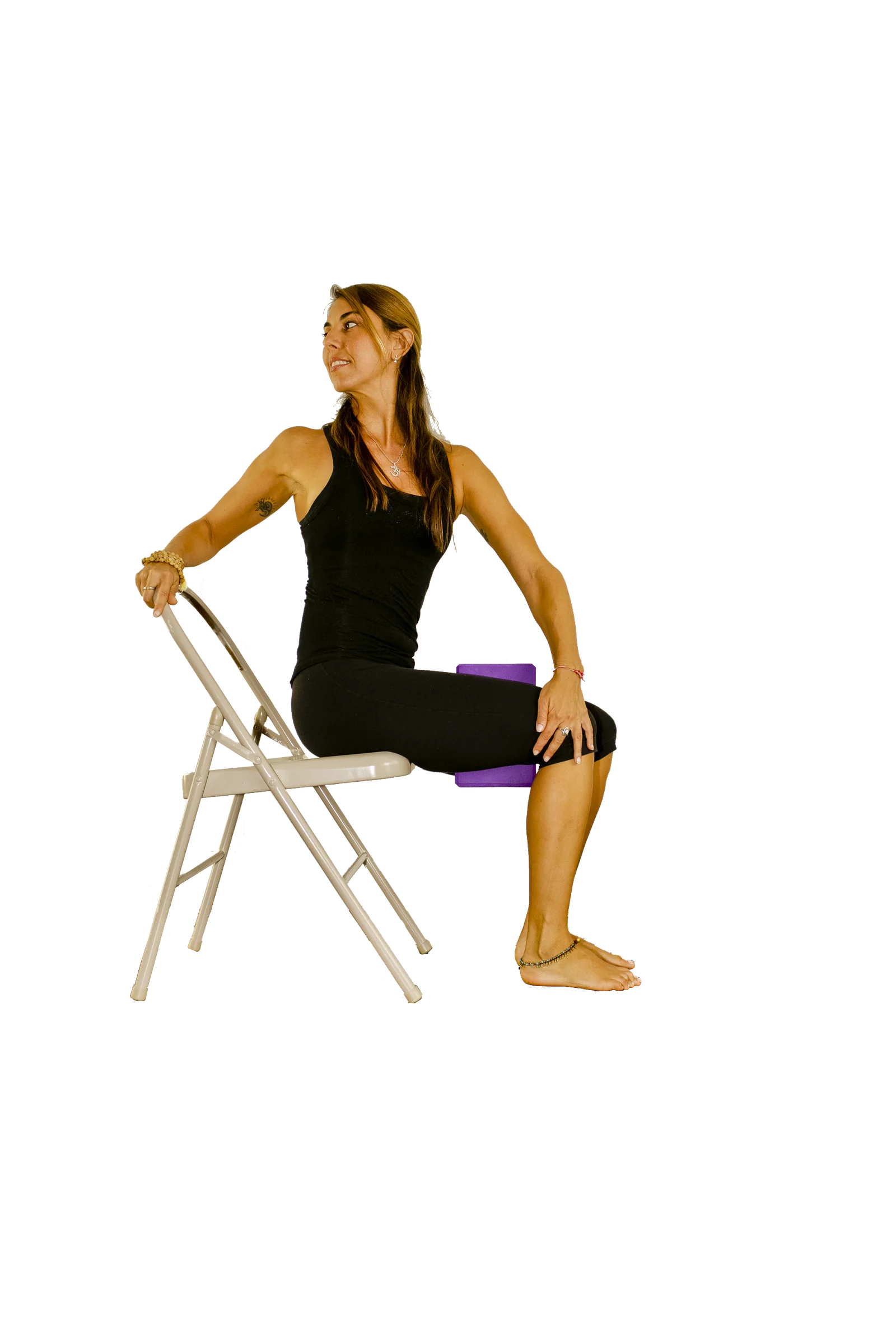 Taller de yoga en silla