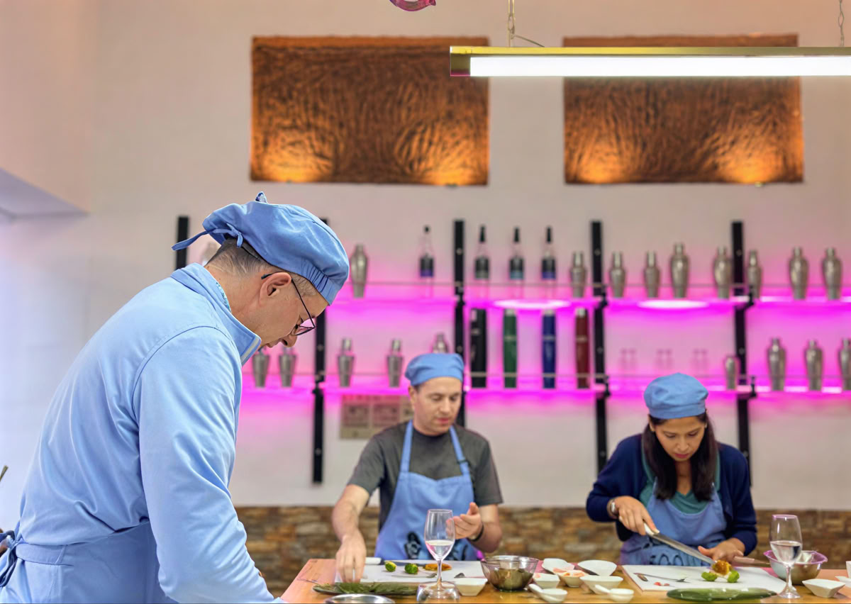 Clase corta de inmersión culinaria