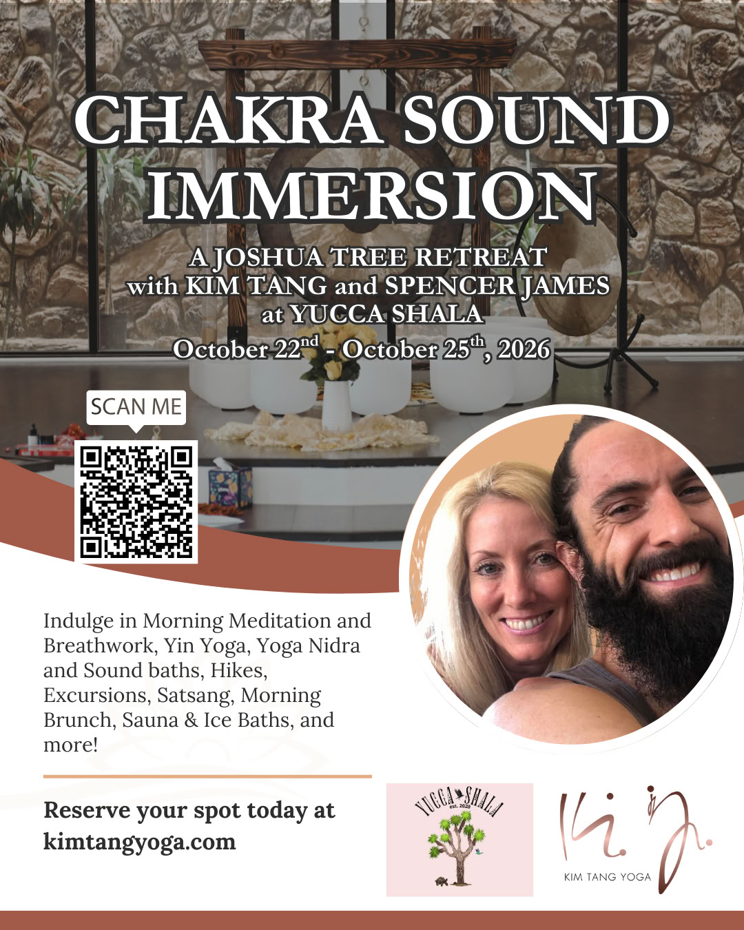 Chakra Sound Immersion: Un retiro en Joshua Tree con Kim Tang y Spencer Larson — YUCCA SHALA