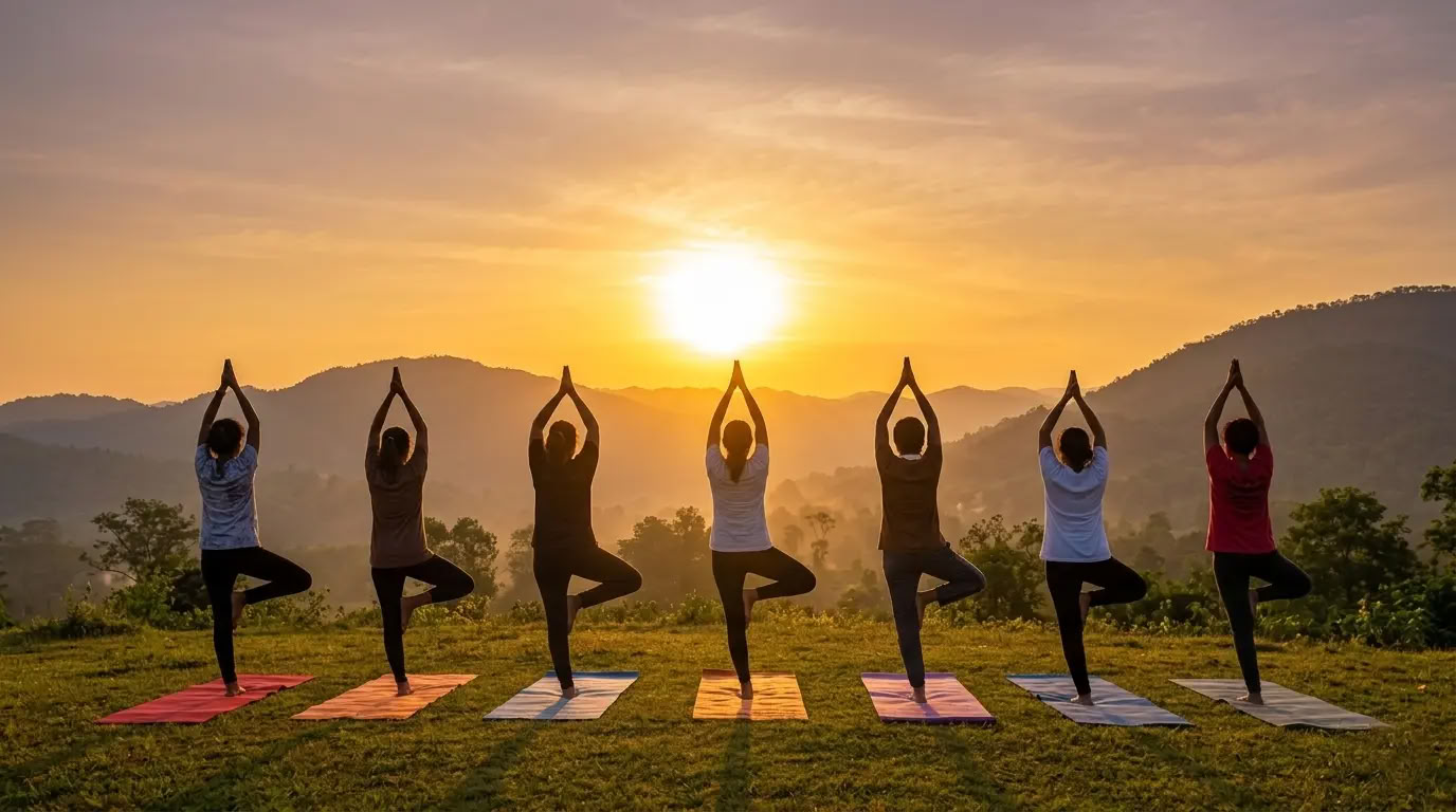 Curso de 7 días para principiantes de yoga retiro