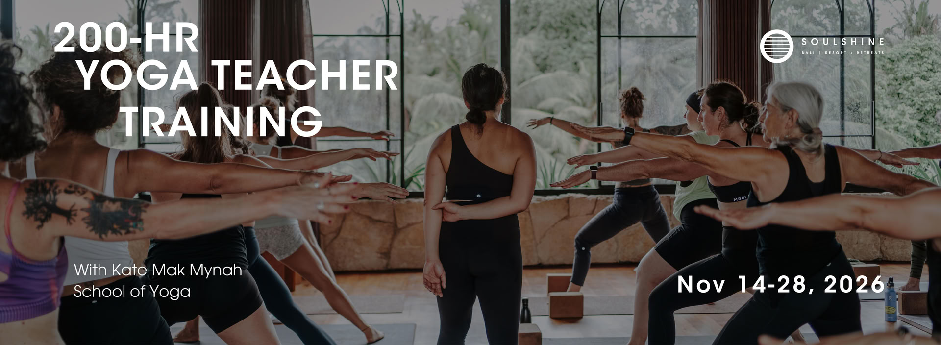 200-HR Soulshine Signature Formación de Profesores de Yoga | BALI, INDONESIA