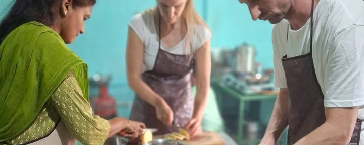 Taller de cocina sattvica india