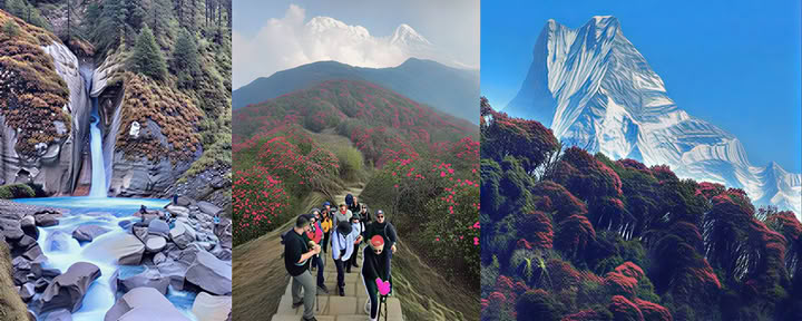Machhapuchhre Trek y Explorando el Himalaya 11 Días