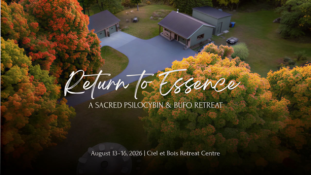 Return to Essence ~ Un retiro sagrado de psilocibina y Bufo