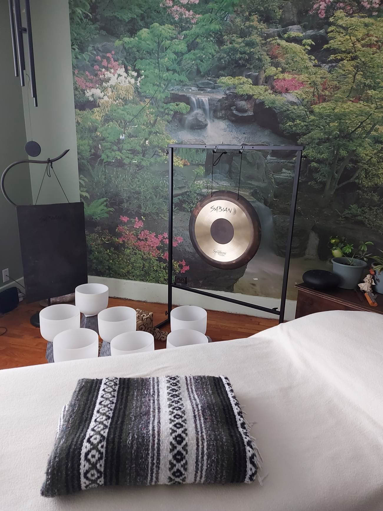 Sesiones de sanación de terapia de sonido Reiki
