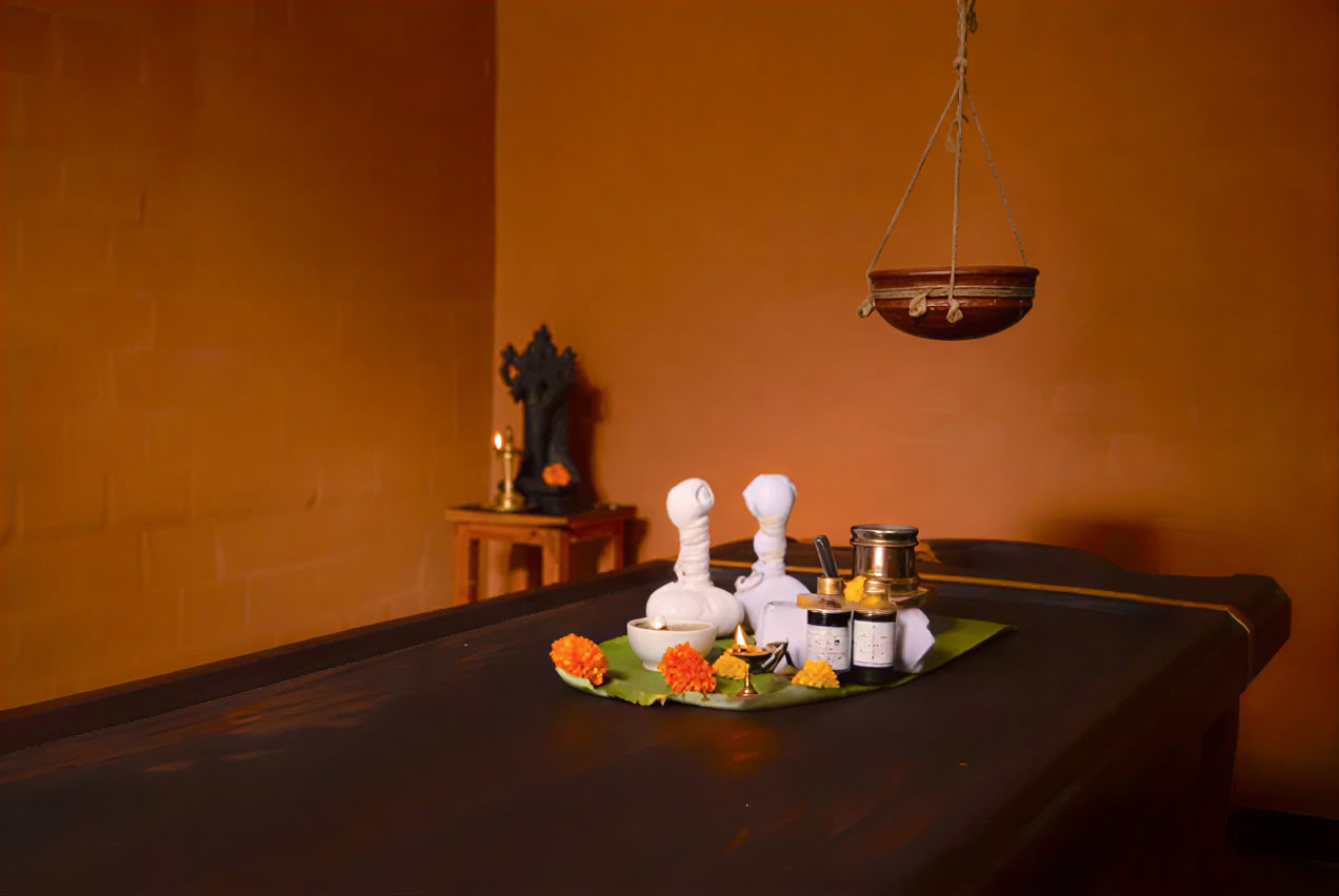 28 días de tratamiento Panchakarma en Vaidyagrama — Coimbatore