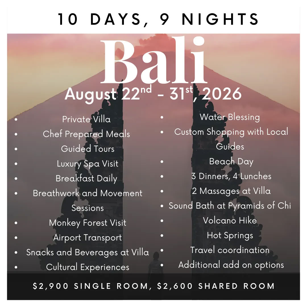 Viaje a Bali - 22 al 31 de agosto de 2026