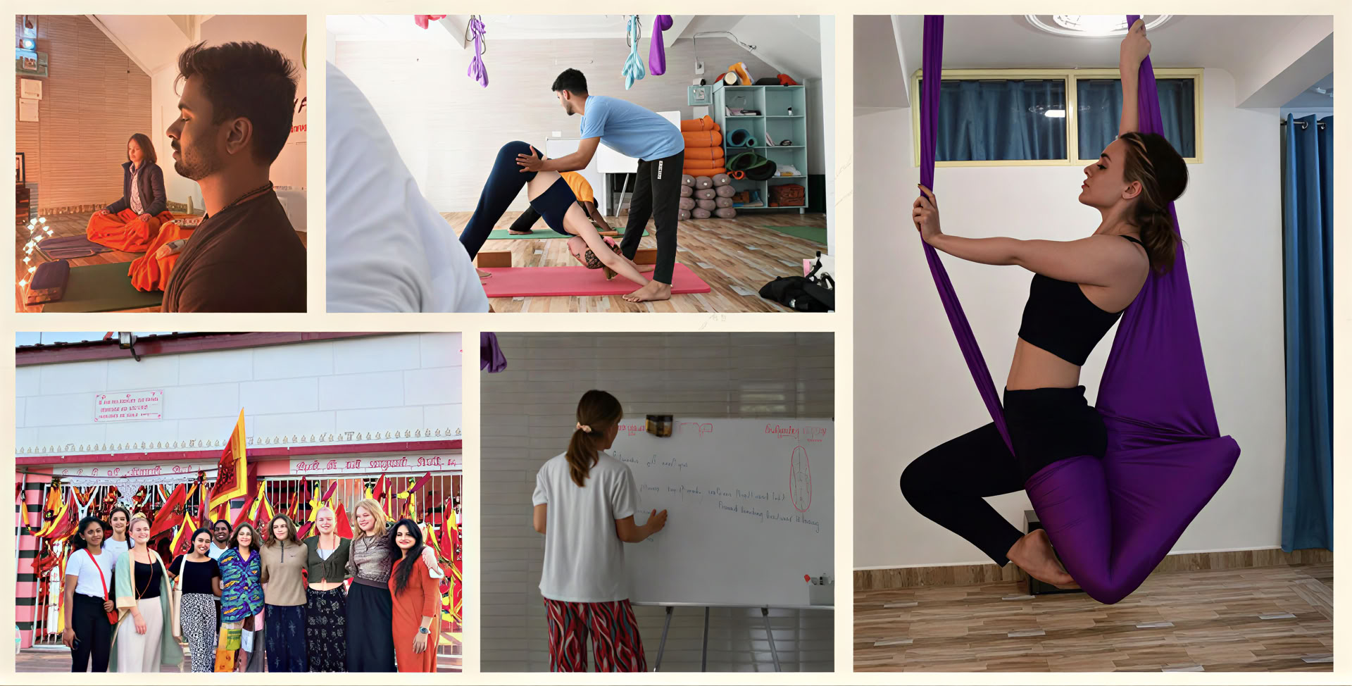Curso de formación de profesores de yoga aéreo de 06 días