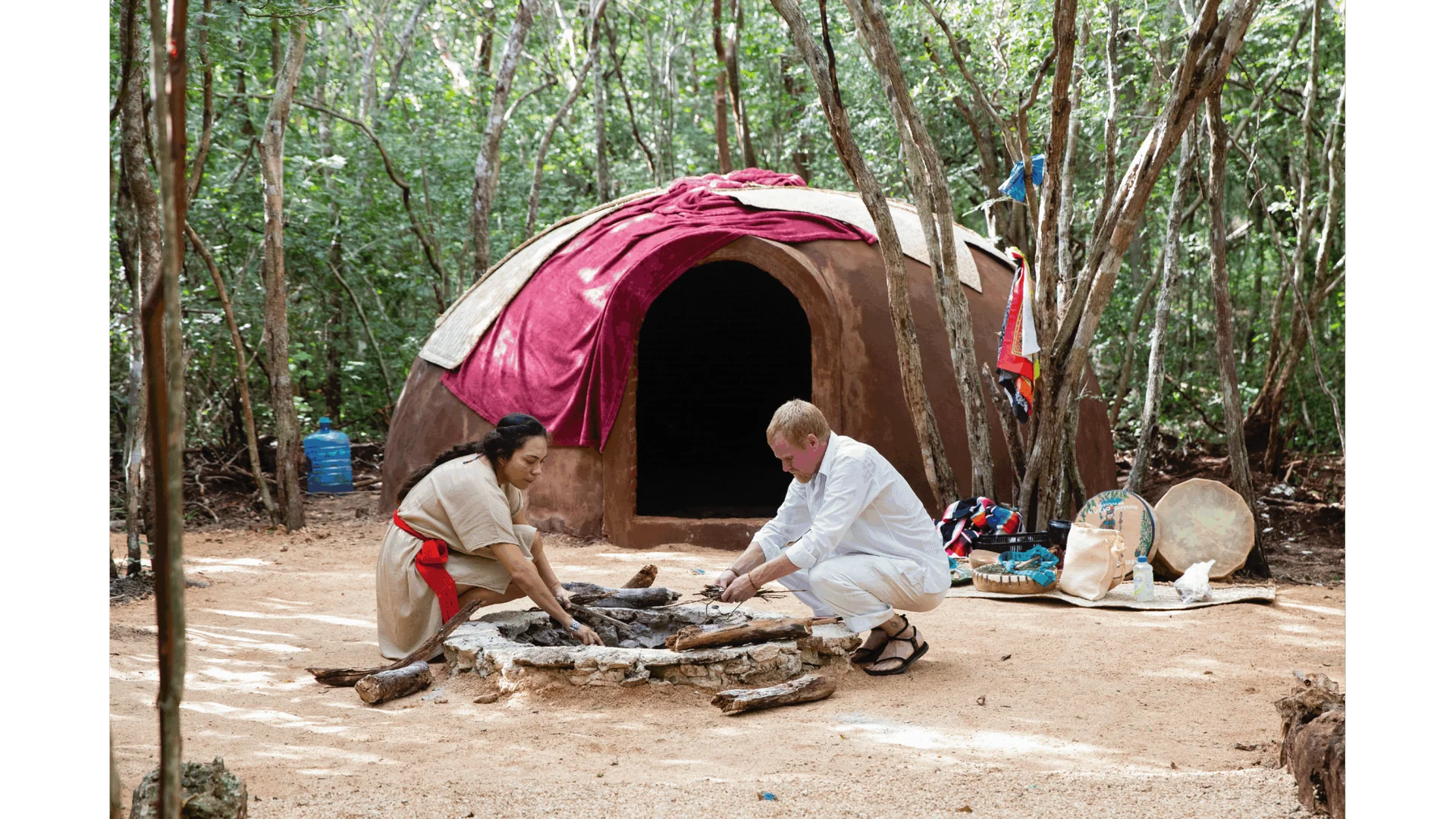 Agua y Fuego – Cenote y Temazcal