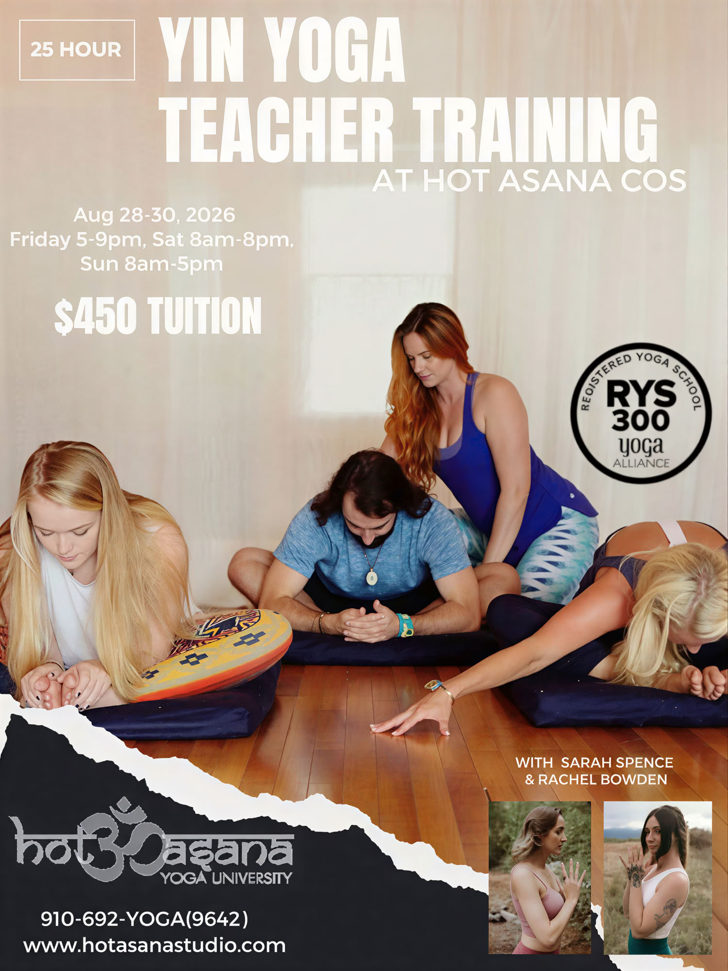 25 Horas | Certificación Avanzada de Anatomía del Tren Inferior y Yin Yoga en COS