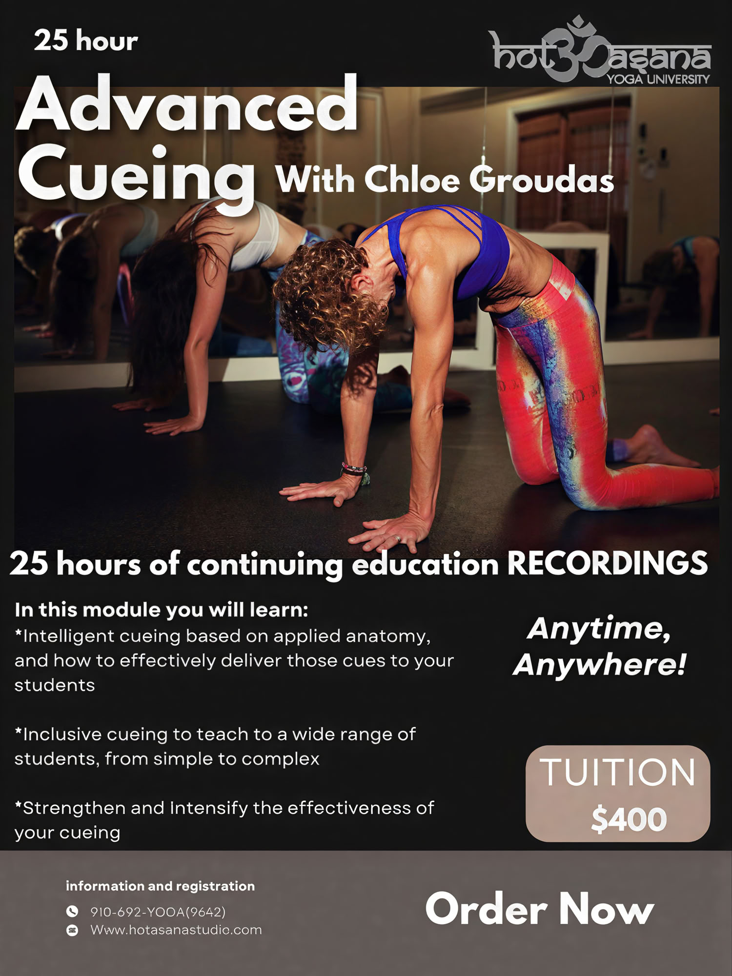 25 Horas | Cueing Avanzado | GRABACIONES