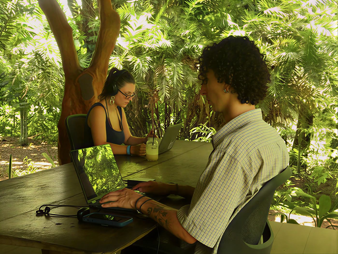 Espacio de coworking rural