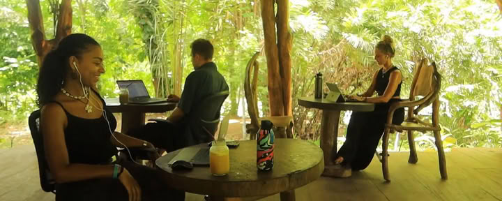 Espacio de coworking rural