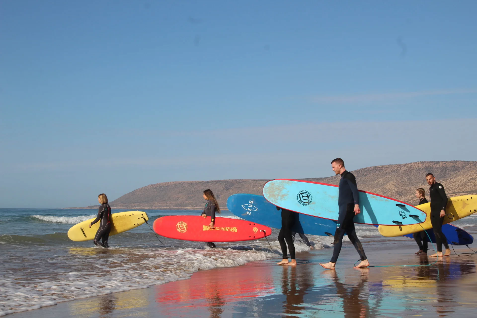 Coaching de surf y yoga