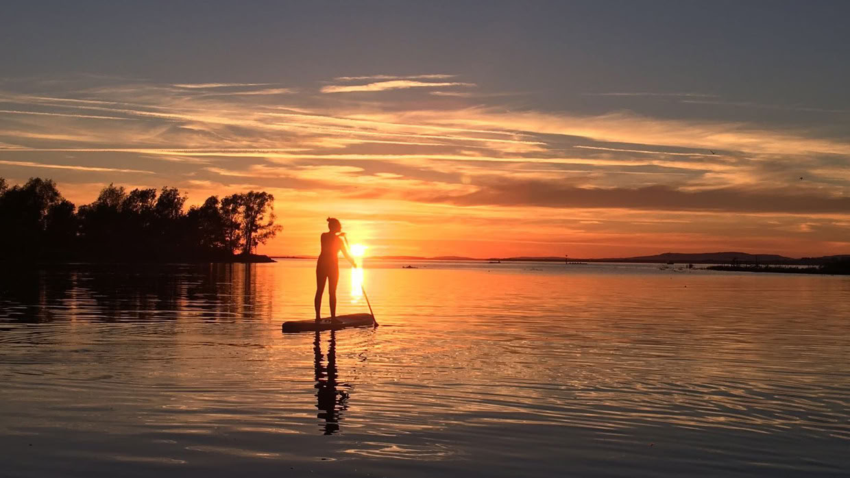 Tour de SUP al atardecer