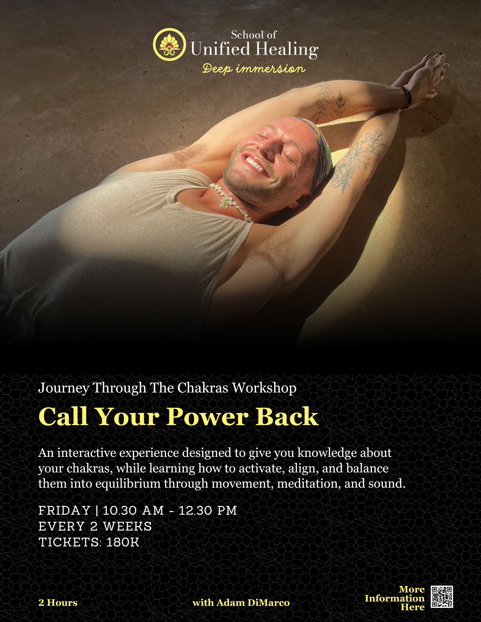 Recupera Tu Poder: Viaje a Través del Taller de los Chakras