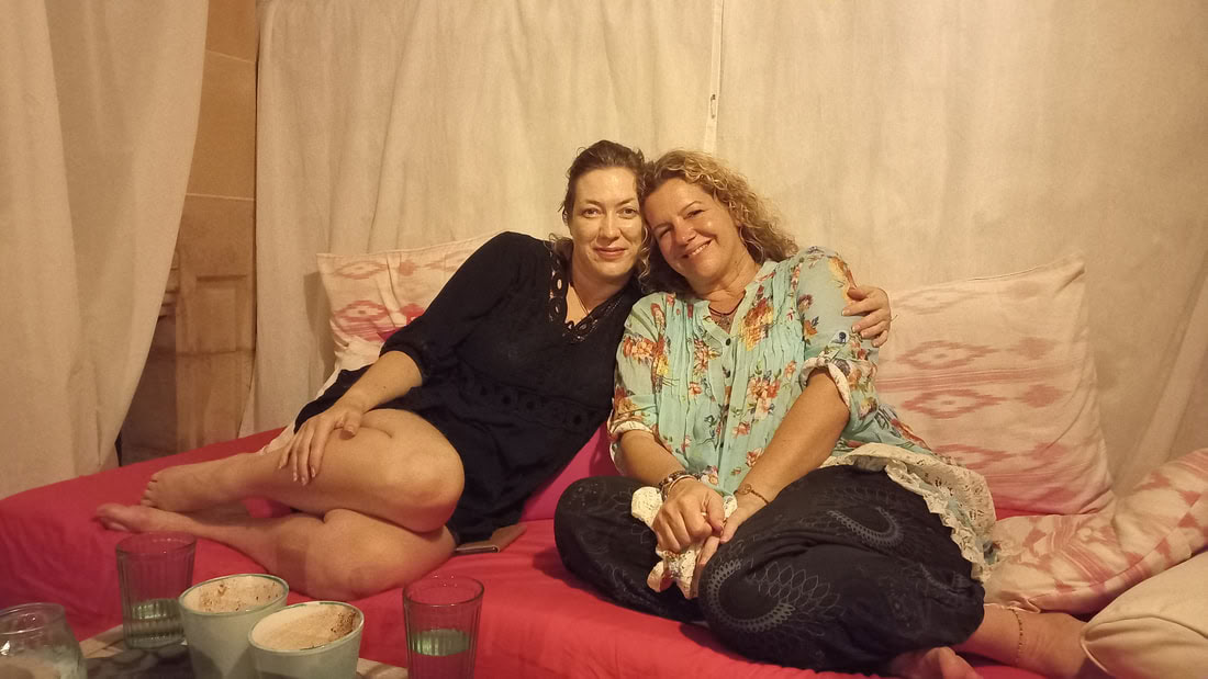 Tiempo para las mujeres junto al mar