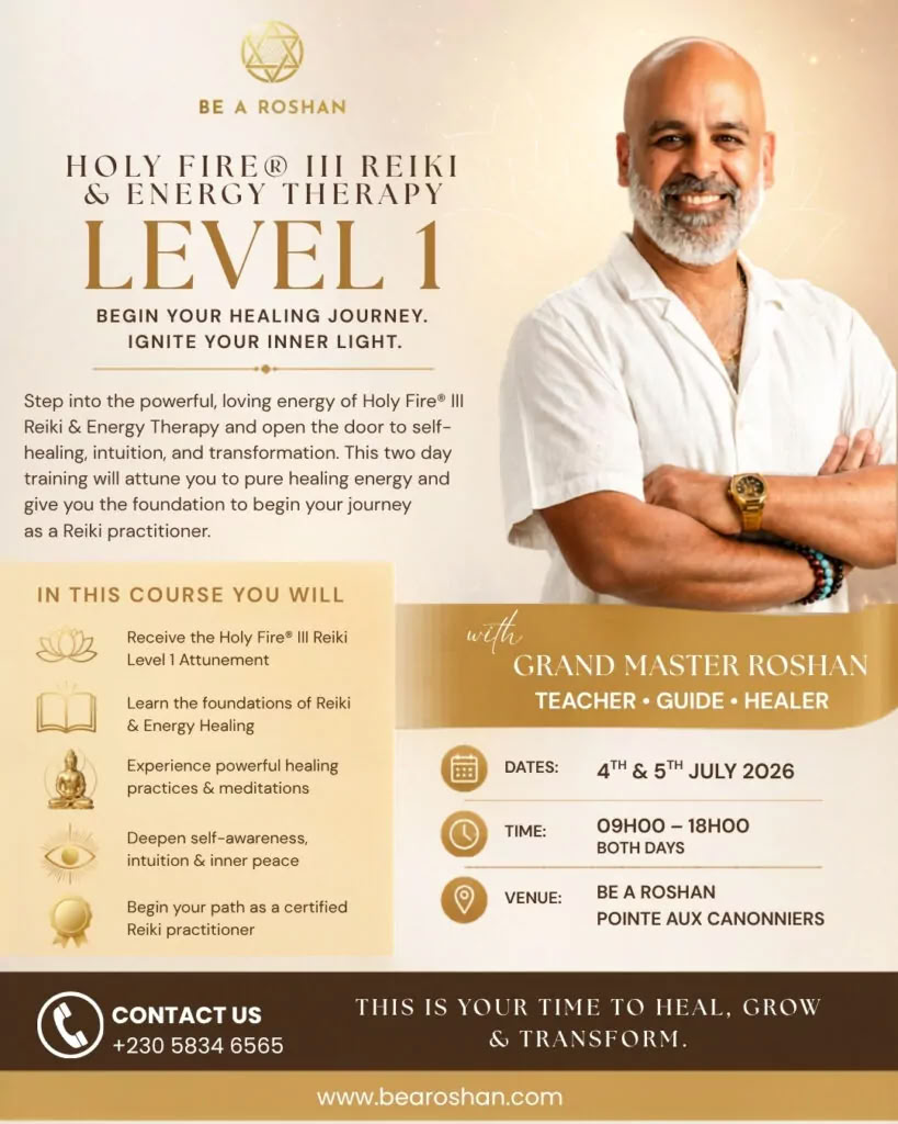 HOLY FIRE® III REIKI Y TERAPIA ENERGÉTICA – NIVEL 1 – MUR 11,385