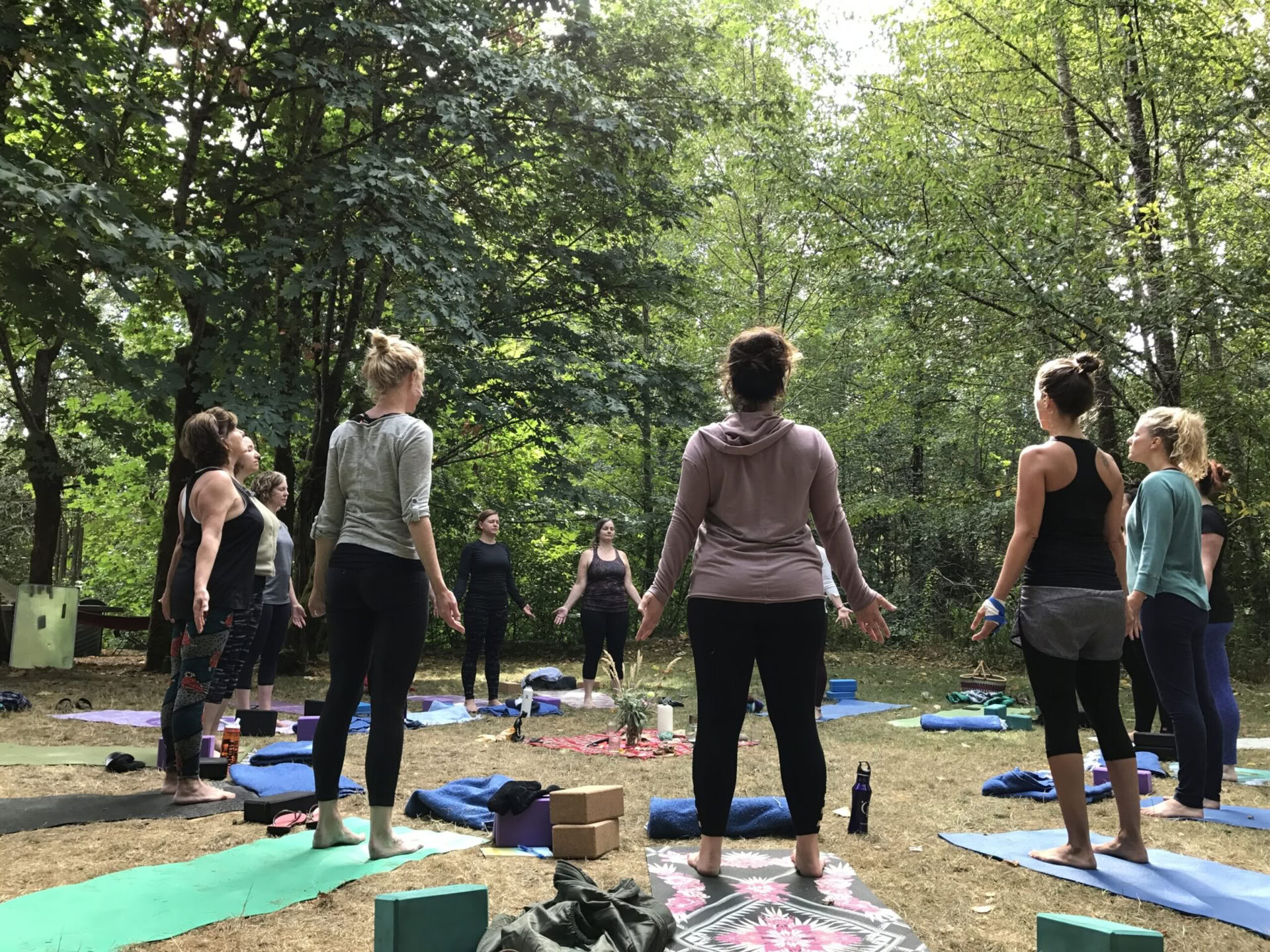 Retiro de yoga para mujeres, arraigado y salvaje, cerca de Asheville, Carolina del Norte