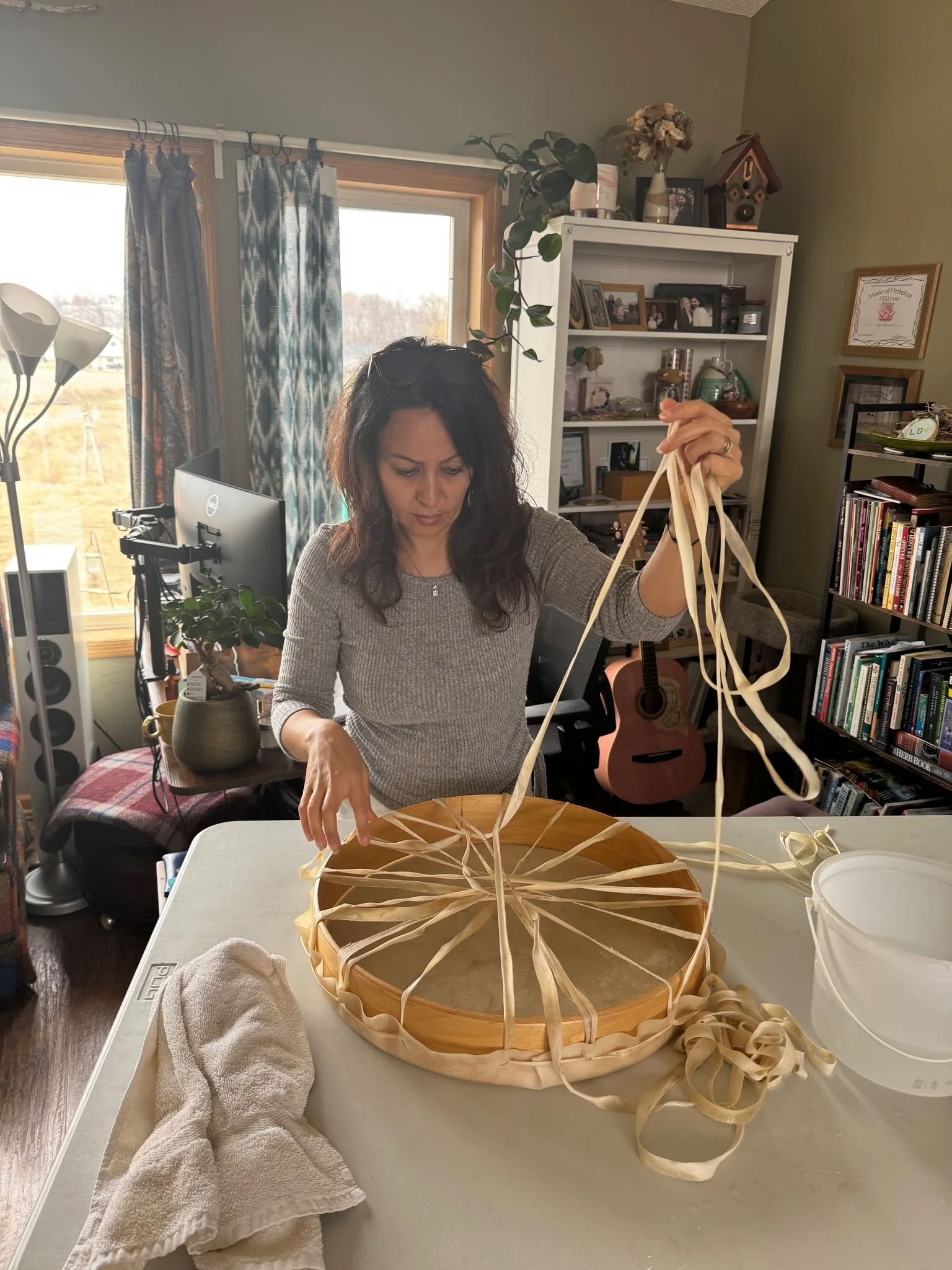 Taller de fabricación de tambores y retiro de ritmo
