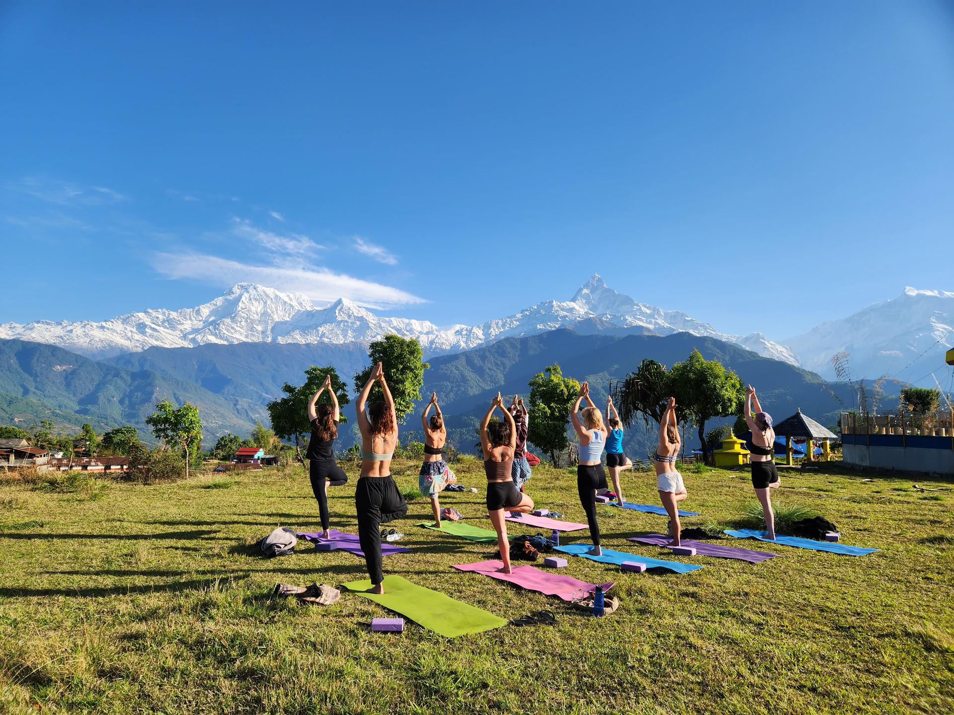 Curso de formación de profesores de yoga con vistas al Himalaya
