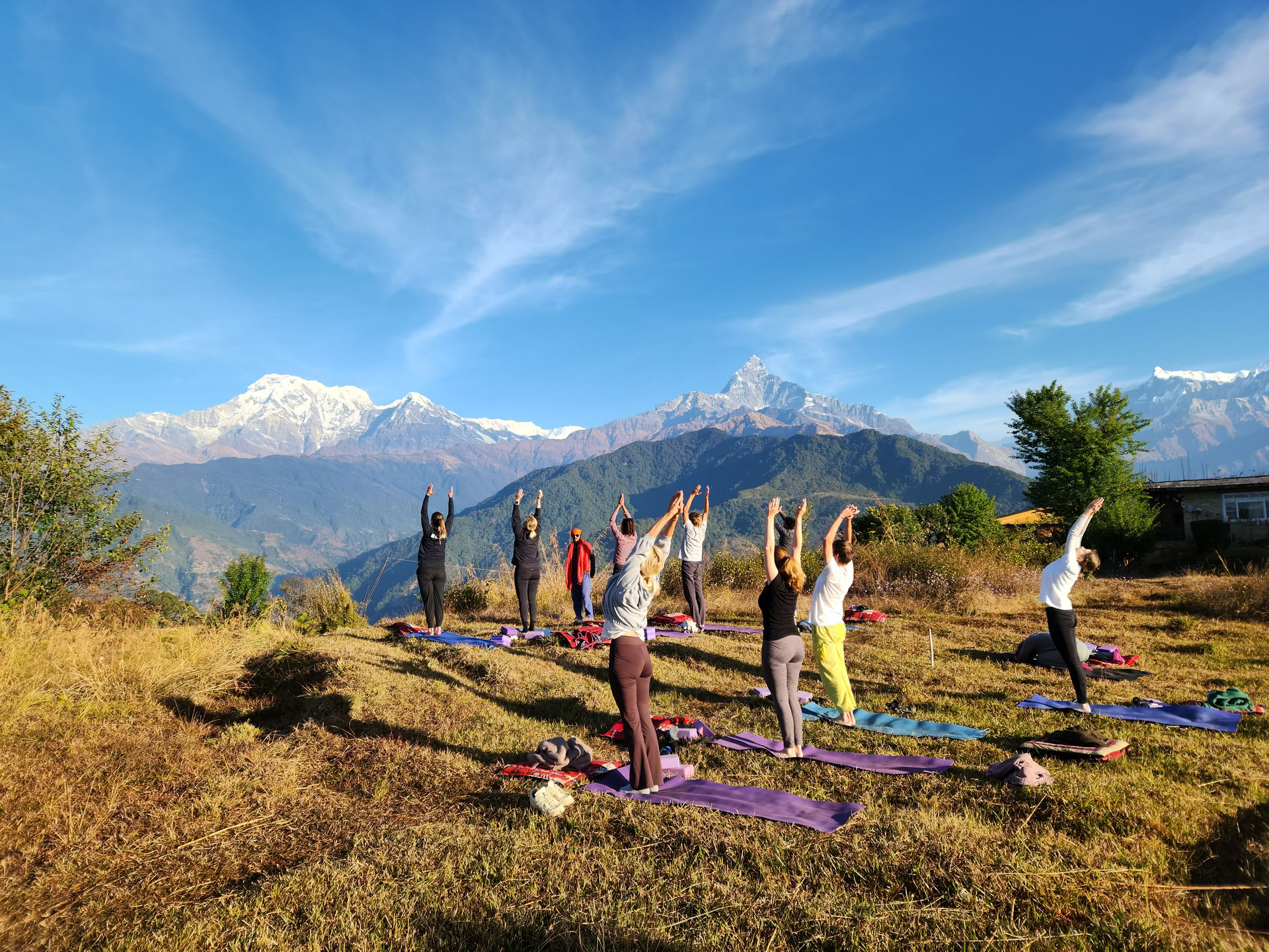 Curso de formación de profesores de yoga con vistas al Himalaya