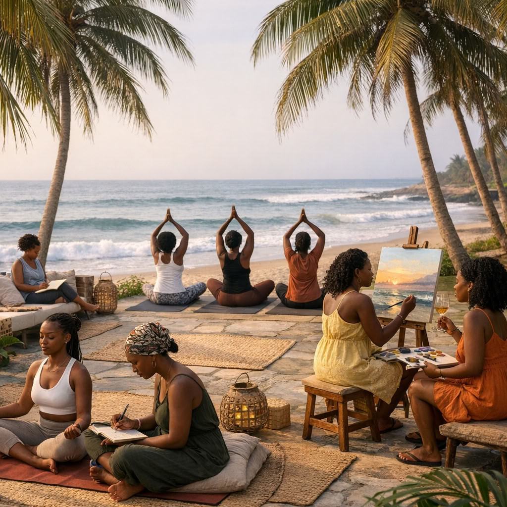 Retiro para Viajeras Solas – Bienestar Femenino y Autodescubrimiento en Ghana