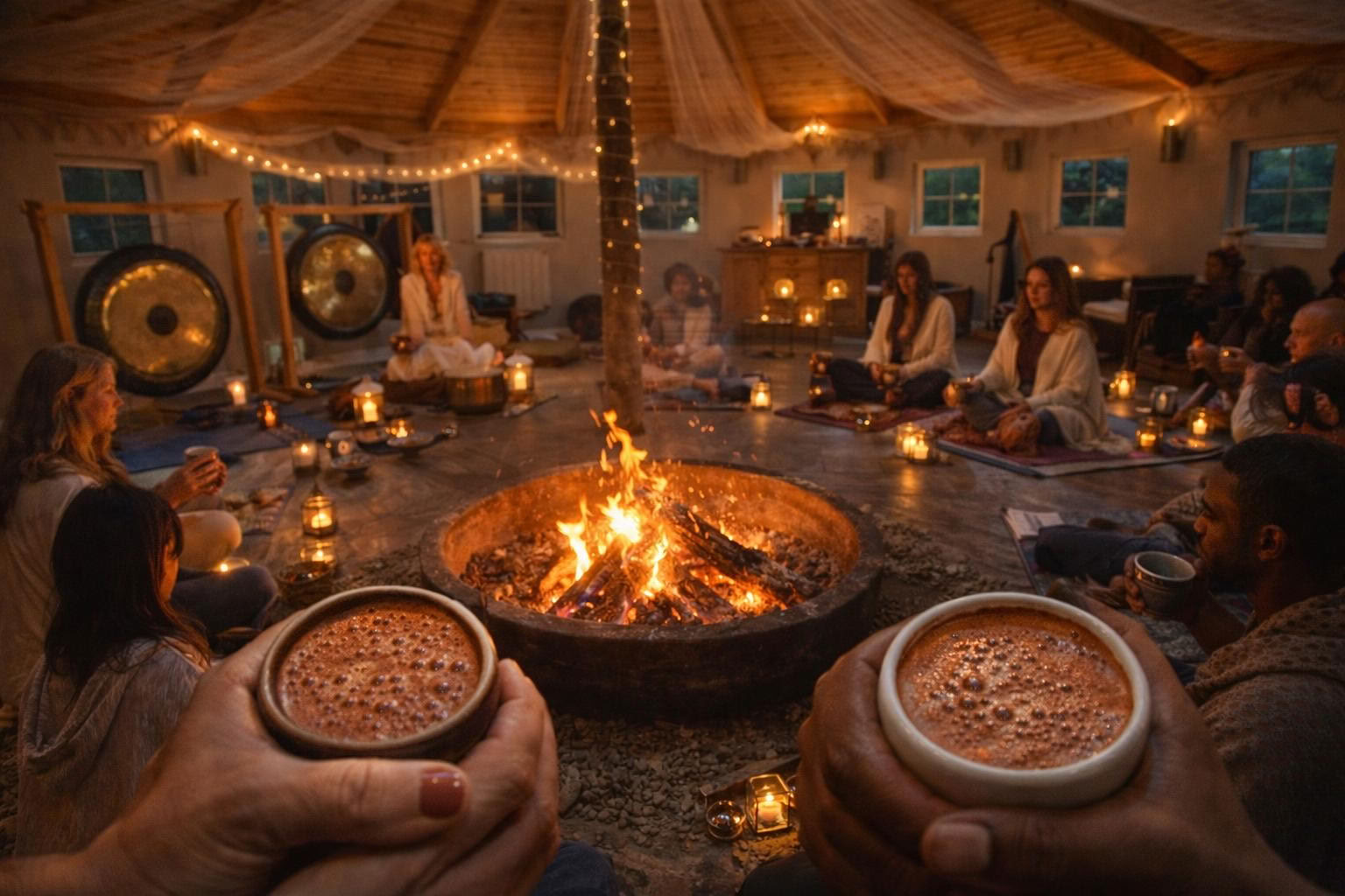 Festival de Samhain, con cacao y fuego