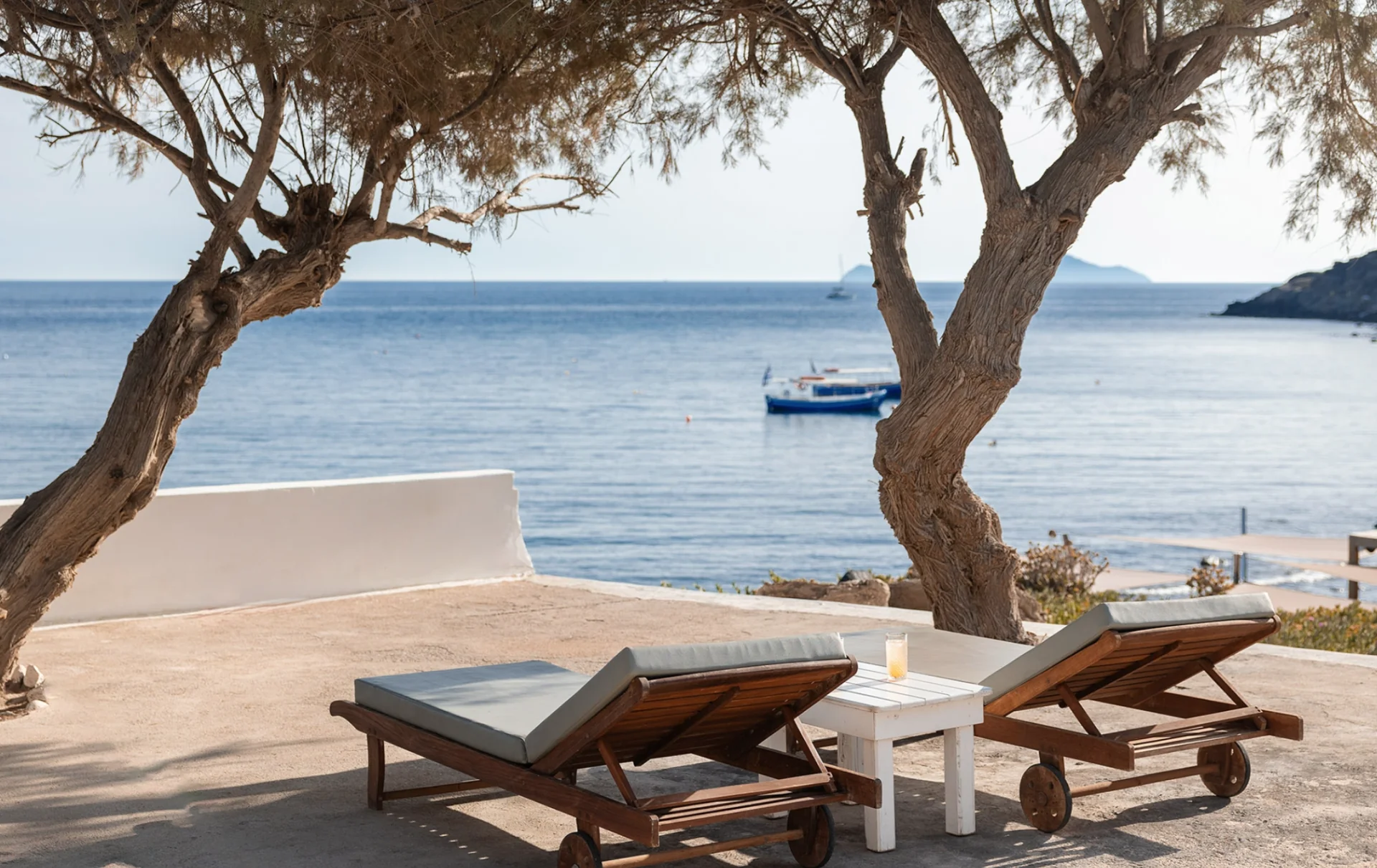 Vacaciones de yoga en Santorini