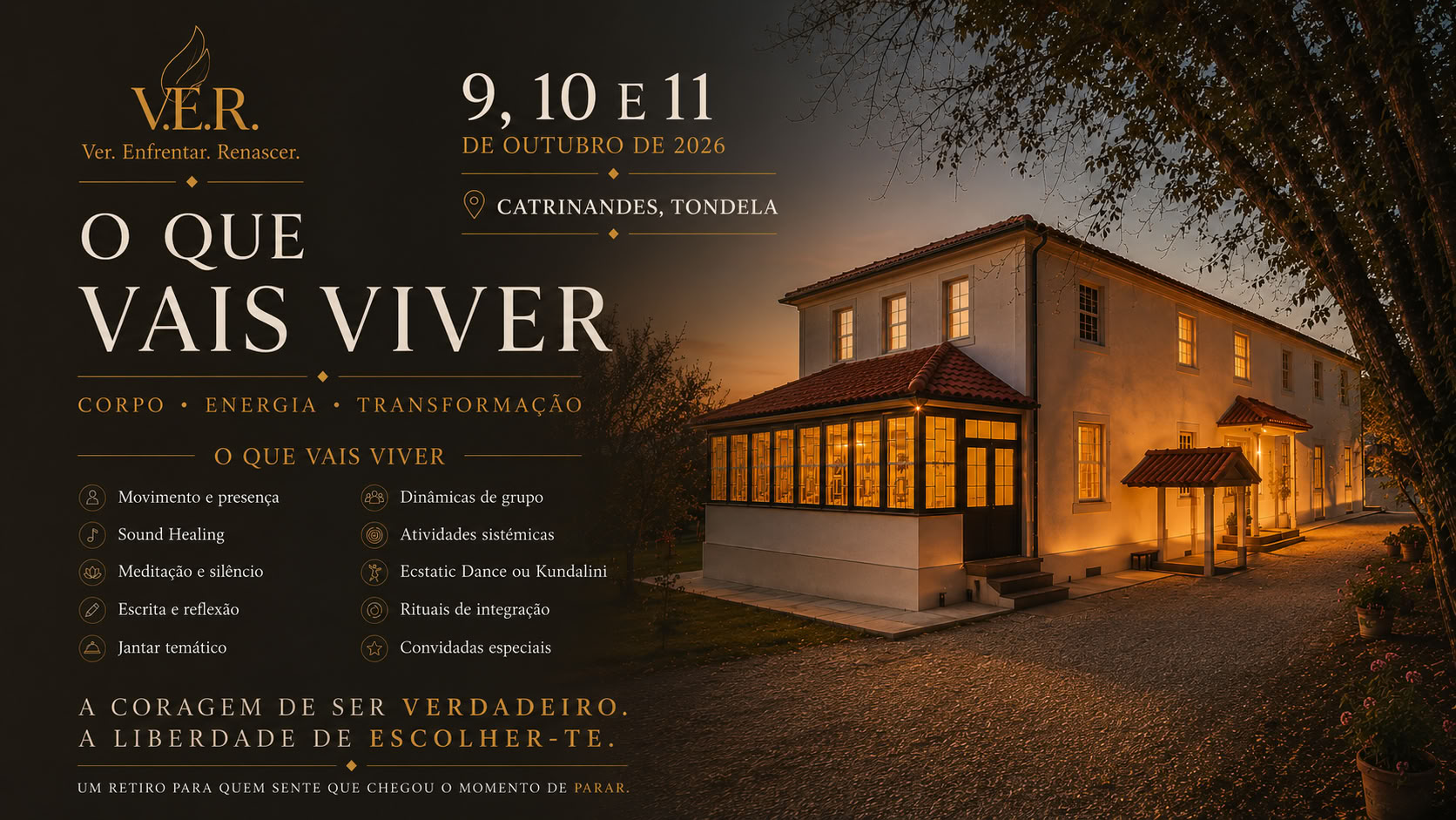 V.E.R. - Ver. Enfrentar. Renacer. | Retiro de desarrollo personal