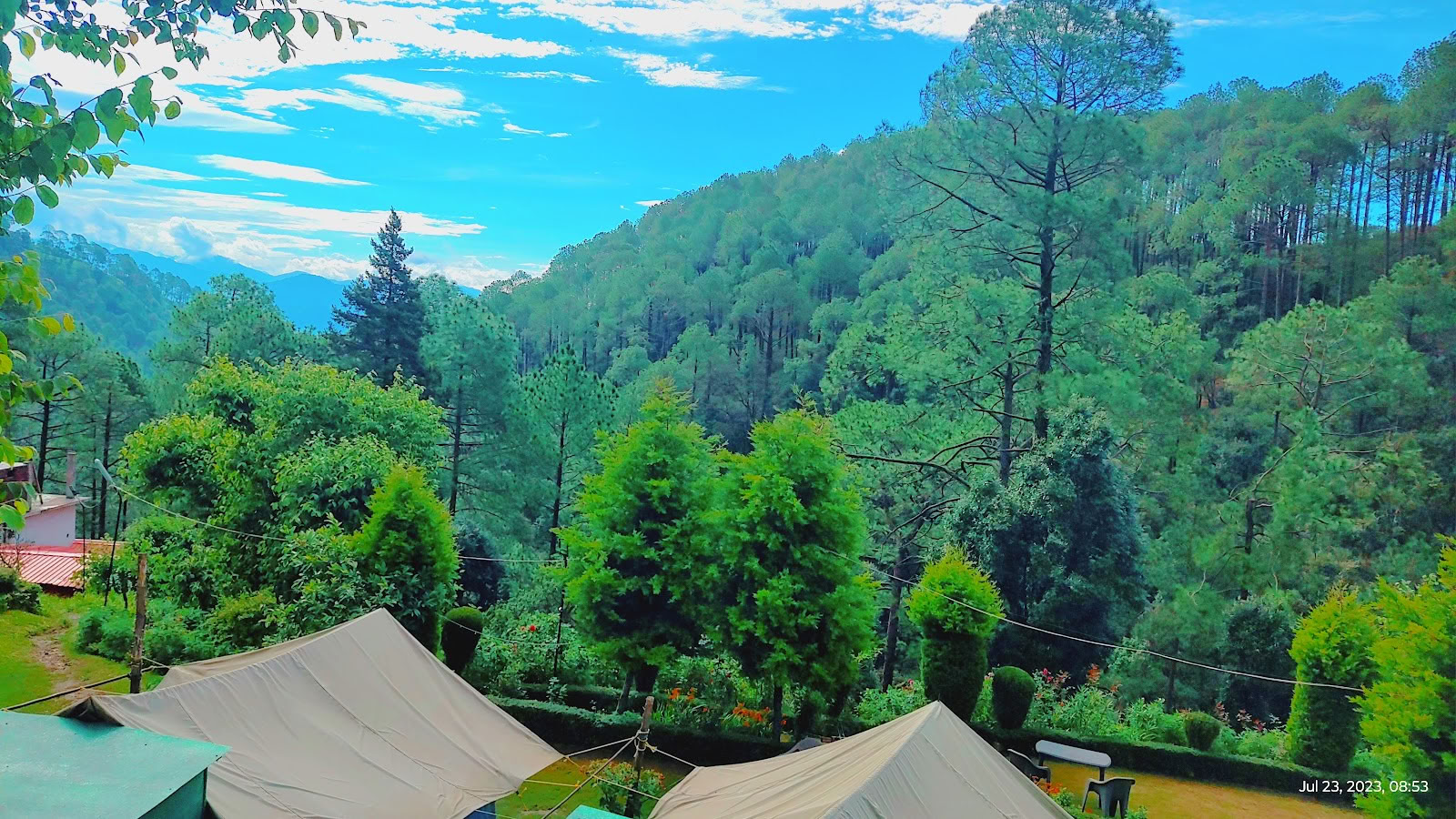 Campamento de los poderosos Himalayas
