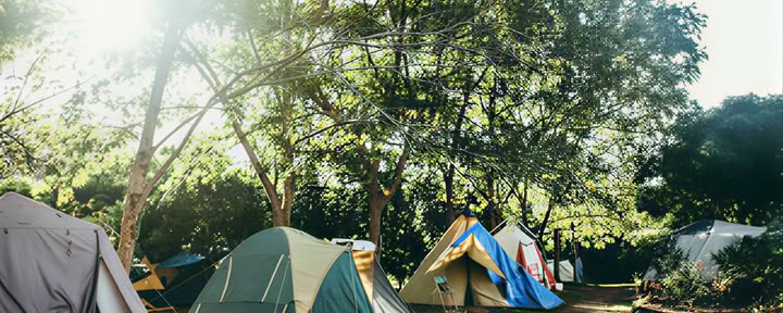 Camping de tiendas