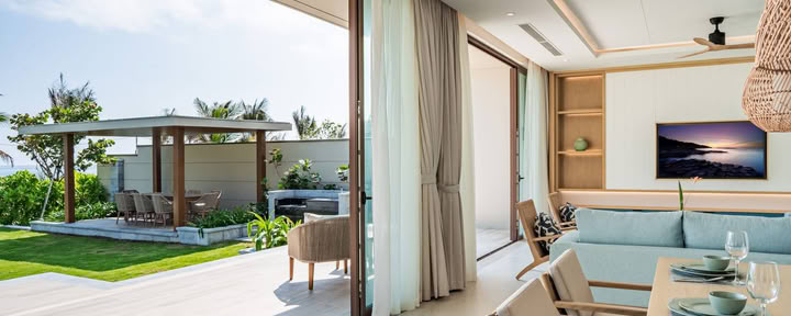 Villa jardín de tres dormitorios – piscina privada