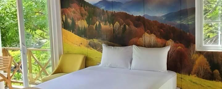 Suite 9 – Montaña al atardecer (habitación individual)
