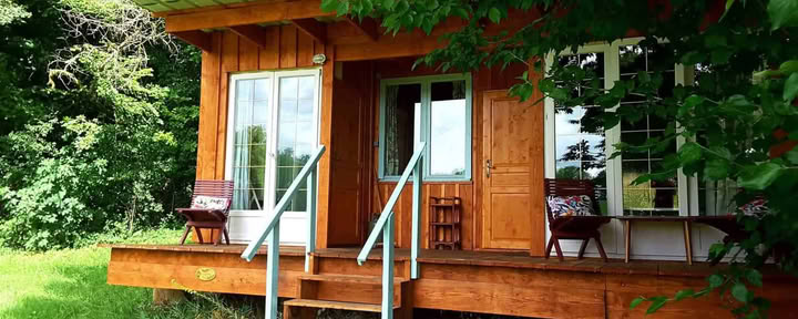 Cabaña de madera de tres habitaciones Fangorn