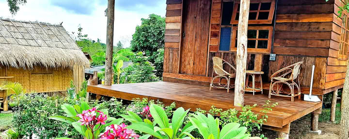 Cabaña de madera
