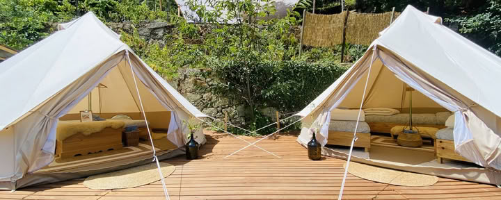 Área de glamping